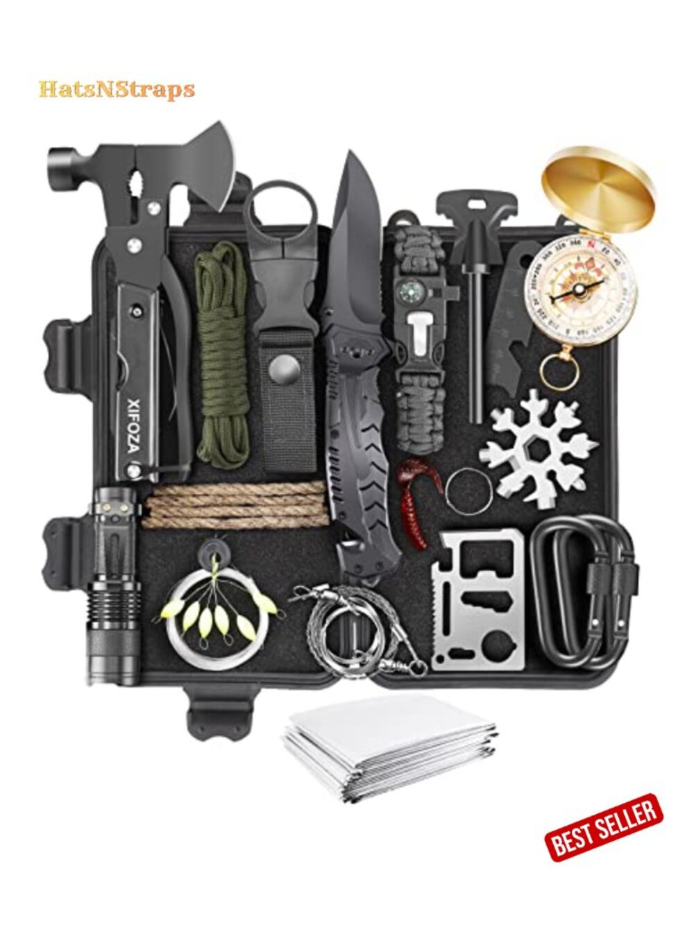 27 in 1 Survival Kit Emergency Gear Camping Hiking Tactical Tools